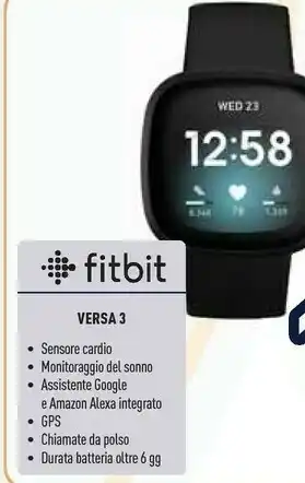 Unieuro Fitbit Smartwatch offerta
