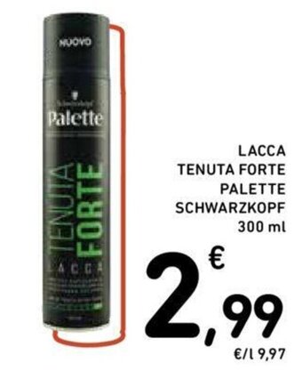 Conad LACCA TENUTA FORTE PALETTE SCHWARZKOPF 300 ml offerta