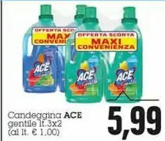 Emi Supermercati Ace Candeggina Gentile offerta