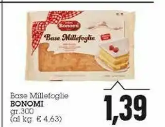 Forno Bonomi - Base Millefoglie Pronta Da Farcire 300 G(ml)