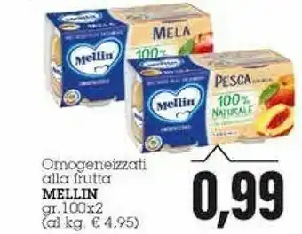 Emi Supermercati Mellin Omogeneizzati Alla Frutta offerta