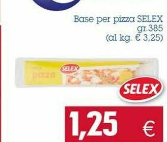 Emi Supermercati Selex Base Pizza 385 G(ml) offerta