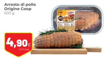 Coop Arrosto di pollo Origine Coop 600 g offerta
