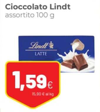 Coop Cioccolato Lindt assortito 100 g offerta