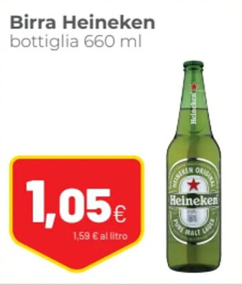 Coop Birra Heineken bottiglia 660 ml offerta