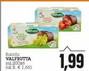 Emi Supermercati Valfrutta Succo E Polpa Di Pesca 1200 G(ml) offerta