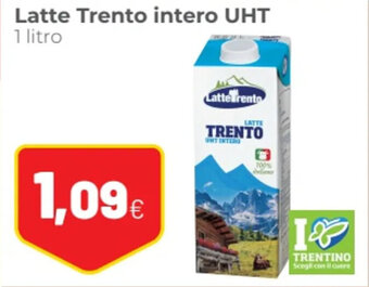 Coop Latte Trento intero UHT 1 litro offerta