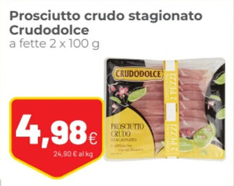 Coop Prosciutto crudo stagionato Crudodolce a fette 2 x 100 g offerta
