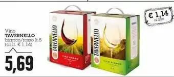 Emi Supermercati Tavernello Vino Bianco offerta