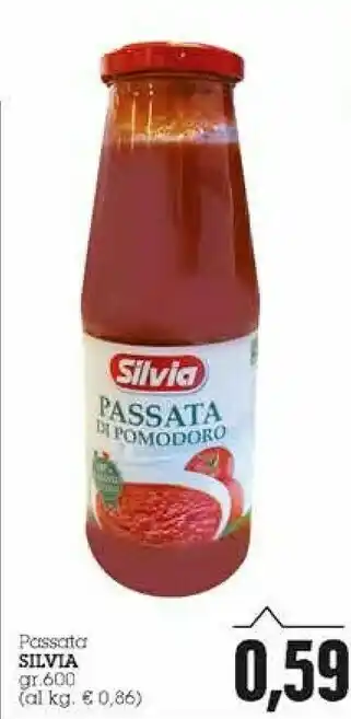 Silvia Passata Di Pomodoro 600 G