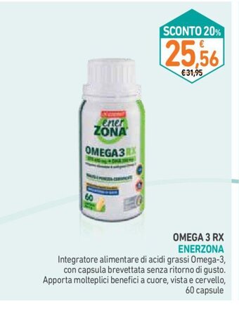 Conad OMEGA 3 RX ENERZONA 60 capsule offerta