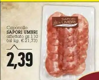 Emi Supermercati Sapori Umbri Capocollo offerta