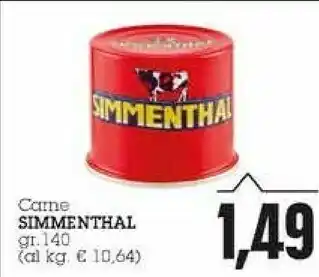 Emi Supermercati Simmenthal Carne offerta