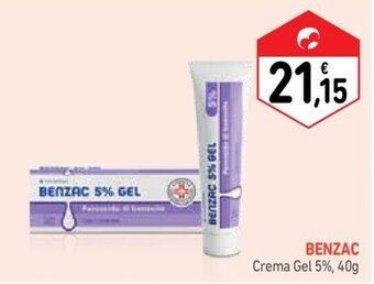 Conad BENZAC Crema Gel 5%, 40g offerta