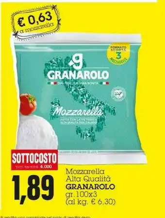 Emi Supermercati Granarolo Mozzarella Alta Qualità offerta