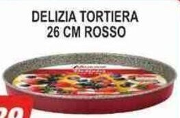 DELIZIA TORTIERA 26 CM ROSSO