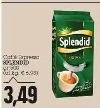 Emi Supermercati Splendid Caffè Espresso 500 G(ml) offerta