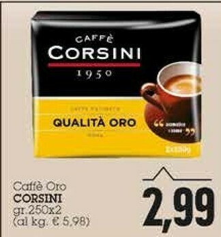 Emi Supermercati Corsini Caffè Oro offerta