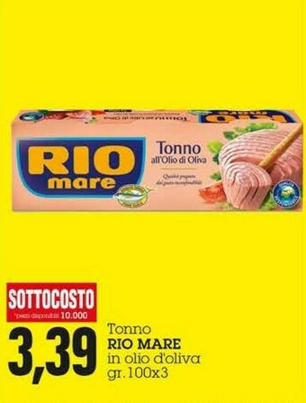 Emi Supermercati Rio Mare Tonno All'Olio Di Oliva offerta