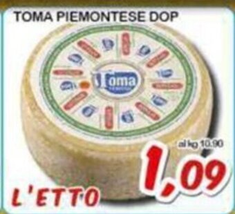 Sacoph TOMA PIEMONTESE DOP offerta