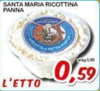 Sacoph SANTA MARIA RICOTTINA PANNA offerta