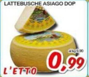 Sacoph LATTEBUSCHE ASIAGO DOP offerta