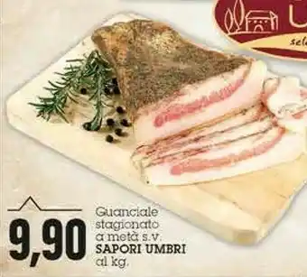 Emi Supermercati Sapori Umbri Guanciale Stagionato A Metà S.v offerta