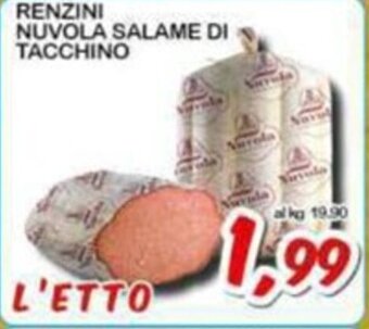 RENZINI NUVOLA SALAME DI TACCHINO