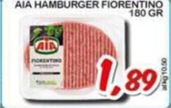 AIA HAMBURGER DI TACCHINO AIA HAMBURGER FIORENTINO GR.400