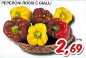 Sacoph PEPERONI ROSSI E GIALLI offerta