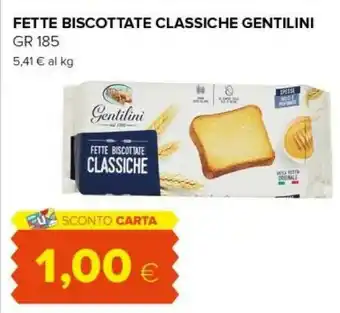 Oasi Gentilini Fette biscottate offerta