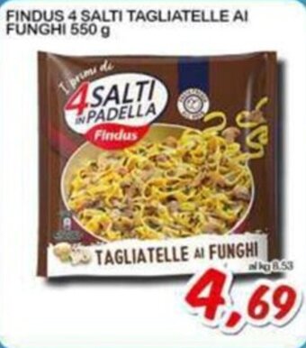 FINDUS 4 SALTI TAGLIATELLE AI FUNGHI 550 g