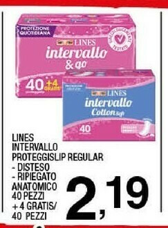 Sigma Lines Salvaslip offerta