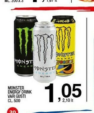 Sigma Monster Energy drink offerta