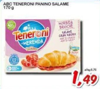 ABC TENERONI PANINO SALAME 170 g
