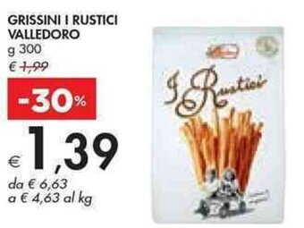 Bennet GRISSINI I RUSTICI VALLEDORO g 300 offerta