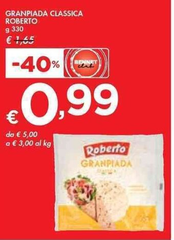 Bennet GRANPIADA CLASSICA ROBERTO g 330 offerta