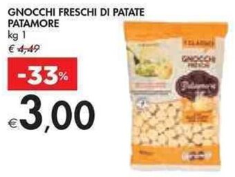 Bennet GNOCCHI FRESCHI DI PATATE PATAMORE kg 1 offerta