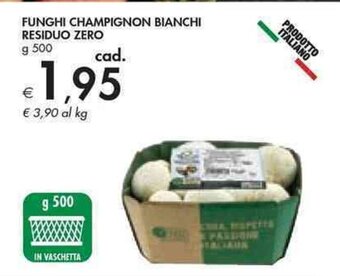 Bennet FUNGHI CHAMPIGNON BIANCHI RESIDUO ZERO g 500 offerta
