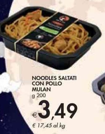 Bennet NOODLES SALTATI CON POLLO MULAN g 200 offerta