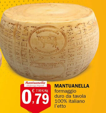 Crai MANTUANELLA formaggio duro da tavola 100% italiano offerta
