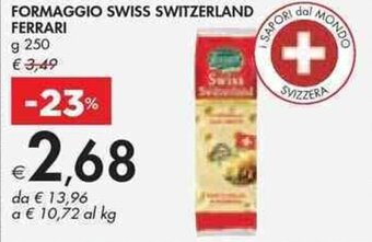 Bennet FORMAGGIO SWISS SWITZERLAND FERRARI g 250 offerta