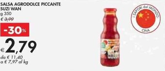 SALSA AGRODOLCE PICCANTE SUZI WAN g 350