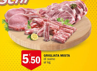 Crai GRIGLIATA MISTA di suino offerta
