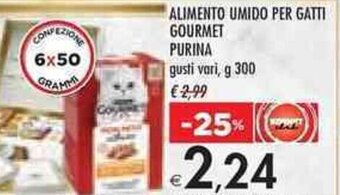 Bennet ALIMENTO UMIDO PER GATTI GOURMET PURINA g 300 offerta