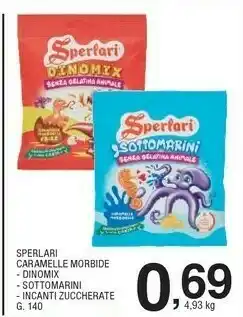 Sigma Sperlari Caramelle Morbide Sottomarini 140g offerta