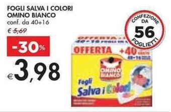 Bennet FOGLI SALVA I COLORI OMINO BIANCO offerta