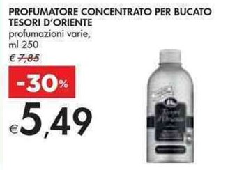 Bennet PROFUMATORE CONCENTRATO PER BUCATO TESORI D'ORIENTE ml 250 offerta