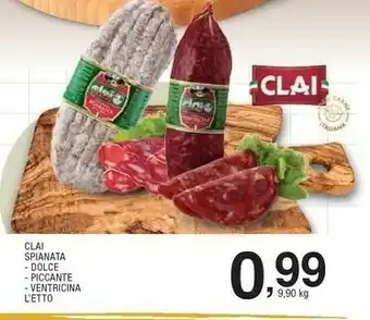 Sigma Clai Spianata Dolce offerta