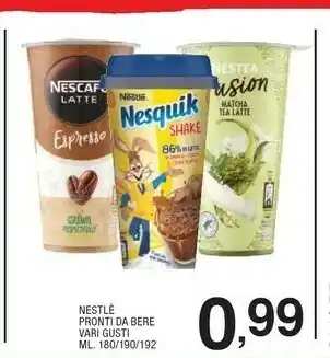 Sigma Nesquik Nescafè offerta